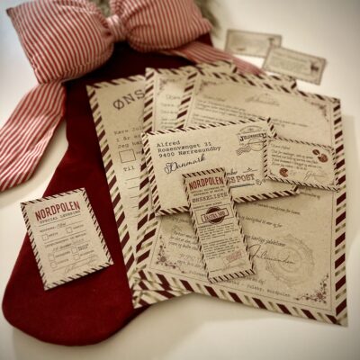 Brev fra julemanden, 2025 - Trykte breve