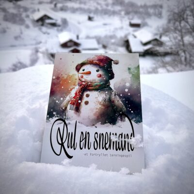 Rul en snemand - Spilleblok