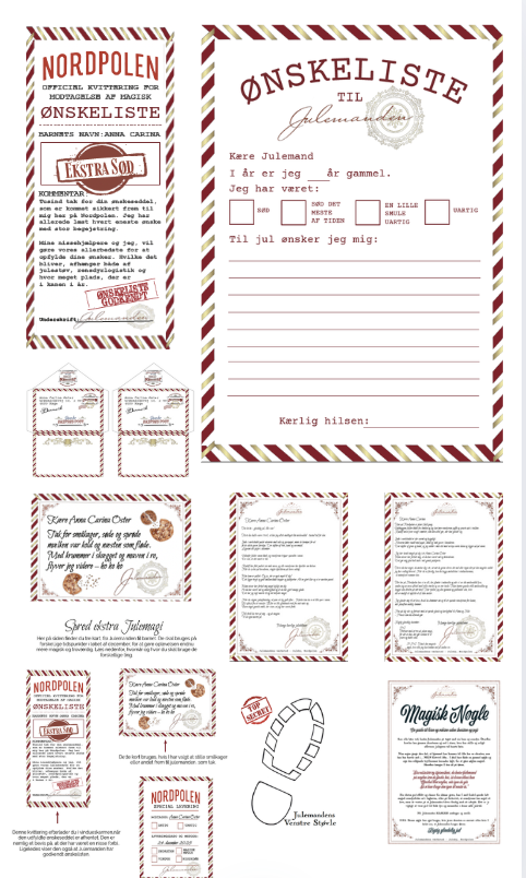 Brev fra julemanden, 2025 - Print Selv PDF - Billede 2