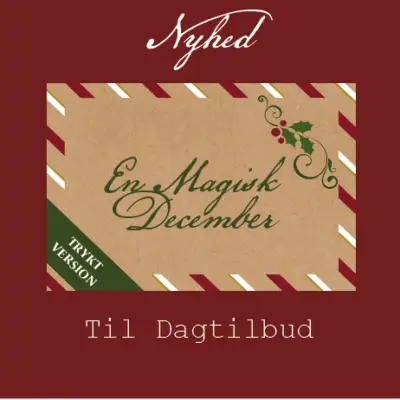 Trykte Nissebreve til Børnehaver, Vuggestuer og Dagplejere – Pakke m. trykte breve, bånd & kalendertal