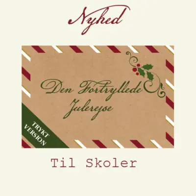 Trykte Nissebreve til Skoler og SFO – Pakke m. trykte breve, bånd & kalendertal