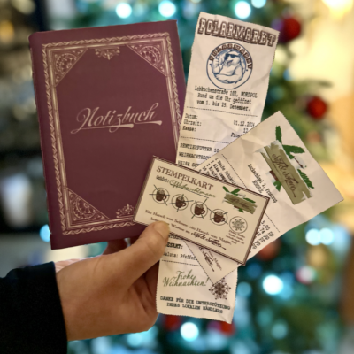 Das vergessene Notizbuch und die Quittungen des Weihnachtsmannes: Print-Selbst PDF
