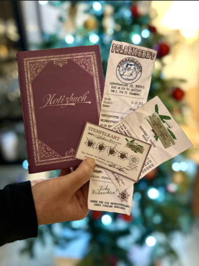 Das vergessene Notizbuch und die Quittungen des Weihnachtsmannes: Print-Selbst PDF