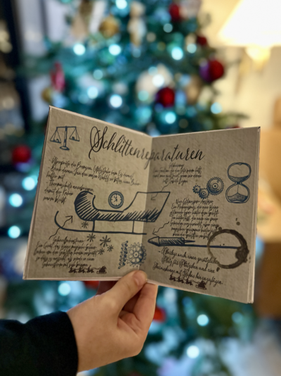 Das vergessene Notizbuch und die Quittungen des Weihnachtsmannes: Print-Selbst PDF - Image 2