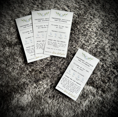 Tandfeens Mini-Kvitteringer