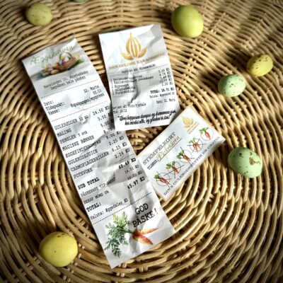 Påskeharens tabte kvitteringer - Print Selv PDF