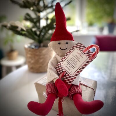 Magisk Slikstok med Kort fra Nissen