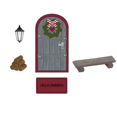 Hyggeligt nissedørsæt