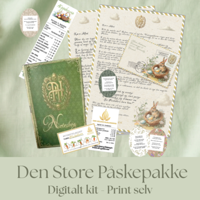 Komplet Æggejagt, Breve & andre Magiske Dokumenter: Print selv PDF