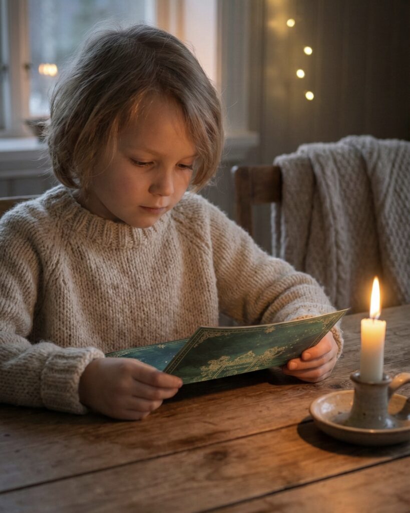 Barn bruger fantasi og lever sig ind i magisk fortælling