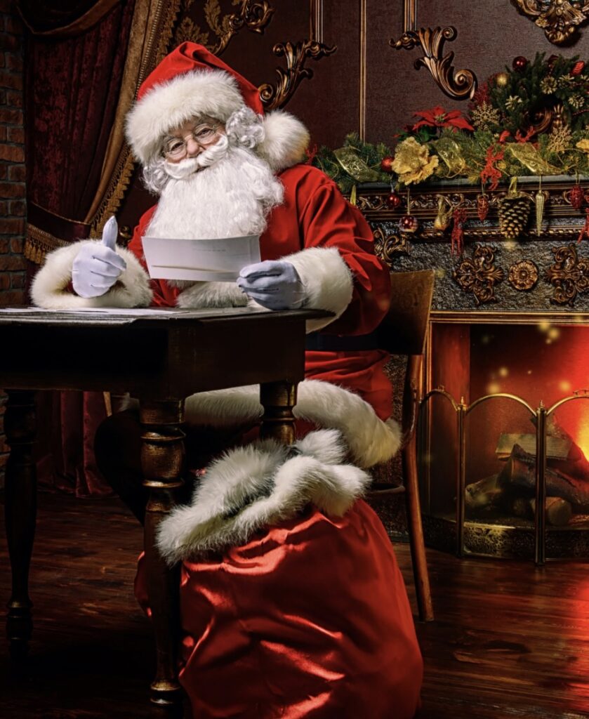 Personligt brev fra julemanden til barn